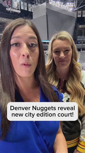 Denver Nuggets unveil new court