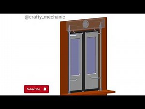 How Swinging Door Works | Mechanical Principle Animation 4KWH 1005