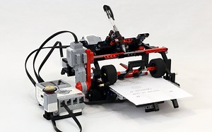 LEGO MOC-8723 Printer and Telegraph Machine (Mindstorms > EV3 2017)