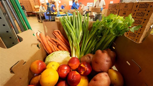 Demand on food bank swells amid government shutdown, as officials brace for another surge