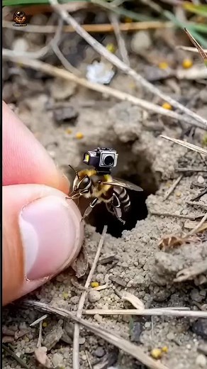 POV: Inside a Mining Bee’s Underground Nest.