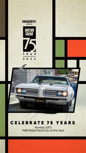 1.4K views · 38 reactions | Never before has an automobile been so successful in confirming the correlation between safety, styling and performance as the 1968 GTO. Learn more here: https://bit.ly/GTO1968 Hagerty presents #MotorTrend75 | MotorTrend | Facebook