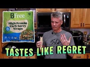 B-Free High Protein Carb Savvy Wraps Review and Glucose Test