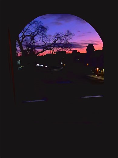 Stunning Sunset Over Fall River, Massachusetts