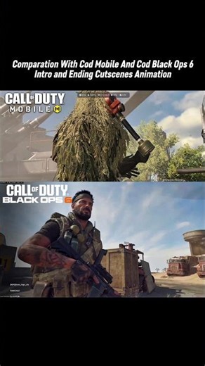 New Intro & Ending Cutscenes Animation In Cod Mobile Compared With Cod Bo6