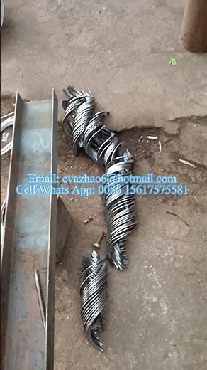 Sectional Auger Flights, Helicoid Flights Screw Conveyors, Spiral Blades for Anchor