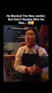 He mocked new janitor but didn't realise who he was 😱😣 #movie #shorts