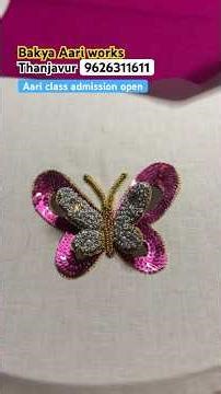 Trending 👉🏻Aari 3d patch and cut work design #aaribusiness #embroidery #embroiderystitch #