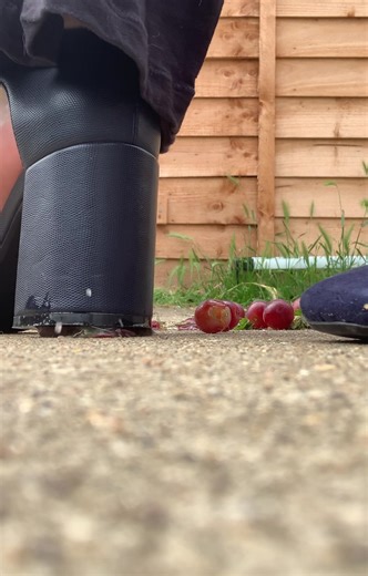 Crushing Grapes with Heels Video