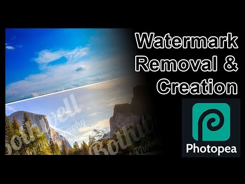PhotoPea Watermark Removal & Creation