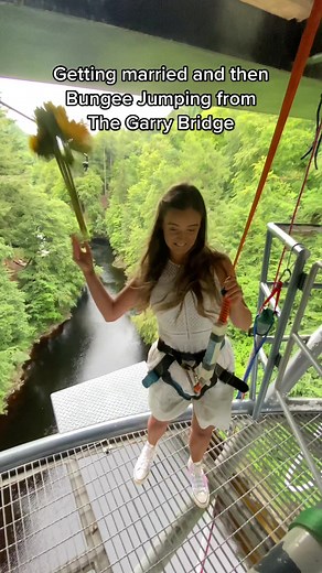 Highland Fling Bungee Jumping Wedding in Scotland