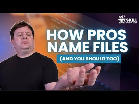 Naming Files and Directories the Right Way