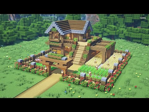 Minecraft | How To Build a Large Farm Base