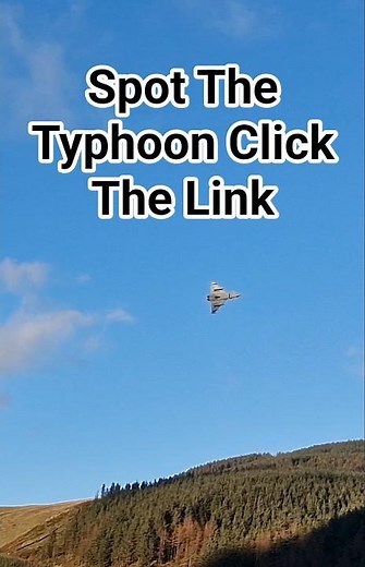 Single Typhoon Roars Through The Mach Loop 16/12/2025 -Click For The Full Video