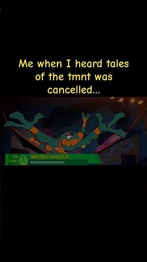 Me when I heard tales of the tmnt was cancelled… #riseofthetmnt #tmnt #talesofthetmnt