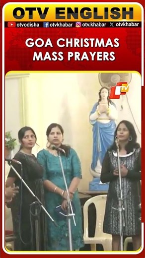 Midnight Mass Prayers In Goa On Christmas