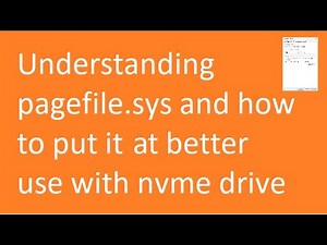 What Is Pagefile.sys? Can I Delete It? Best settings for computer with over 4GB RAM!