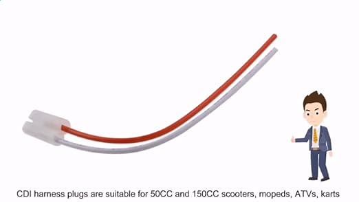 GY6 CDI Cable Wire Harness Plug