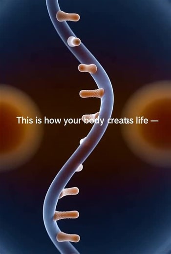 Human Cell Showing DNA Replication #3dAnatomy #health #fyp #ushealth #viralvideo