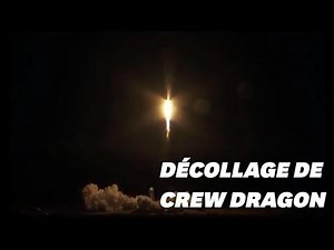 Les images du décollage réussi de la fusée SpaceX avec la capsule Crew Dragon