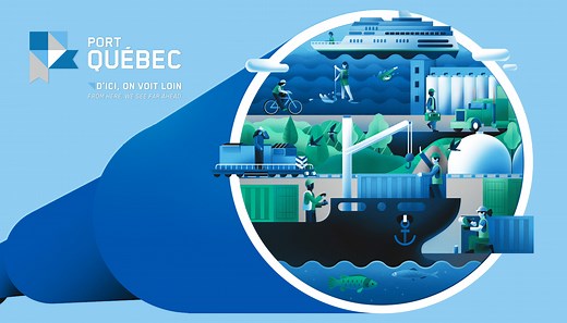 Fleuve en direct - Port de Québec