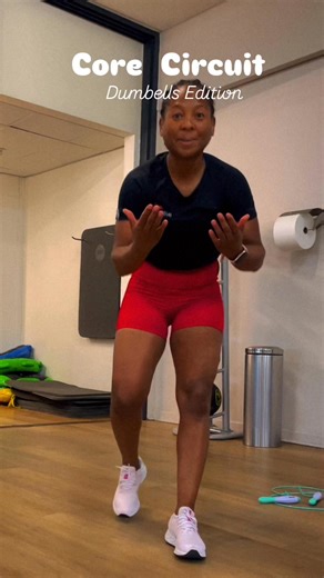 strengthen your core muscles with this circuit. 3x10 | fit_khushie