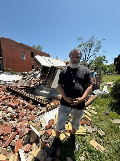 A rare tornado ripped through St. Louis. Days later, a community picks up the pieces