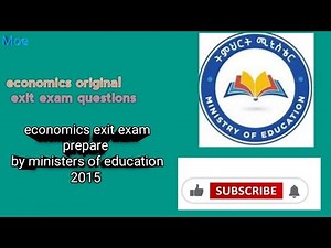 Economics university exit exam June 7/2015 questions moe