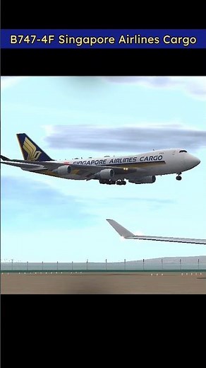 Boeing 747 Singapore Airlines Cargo – Incredible Landing Action!