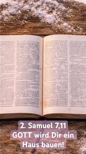 🌳Im Garten der Blüte 🌸 am 31.01.26 | 2. Samuel 7, 11 📖 GOTT wird Dir ein Haus bauen #bibeljahr