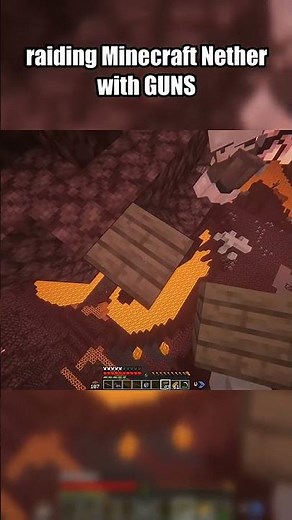 raiding Minecraft Nether with GUNS