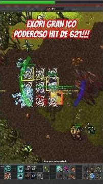 Tibia (Knight VS Druid - Exori Gran Ico - hit de 621)