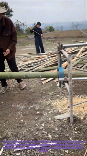 Bamboo Splitting Hack | Hand Cart Leverage Trick