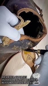 272K views · 1K reactions | We'll take off the old and put in the new.We offer courses leather repair services You can check the details via WhatsApp in the profile description | Leather Repair Academy | Facebook