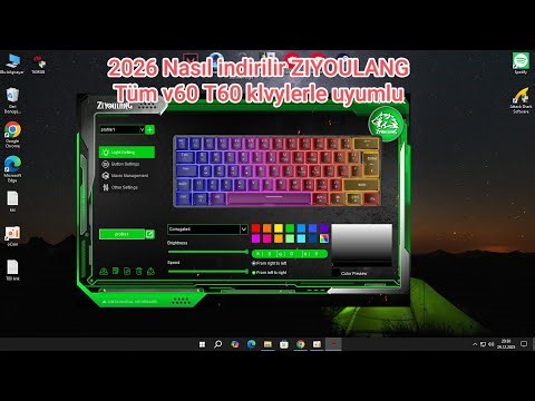 T60 Klavye Vooka-Ziyoulang Drıver Nasıl İndirilir SORUNSUZ ÇALIŞIYOR 2026