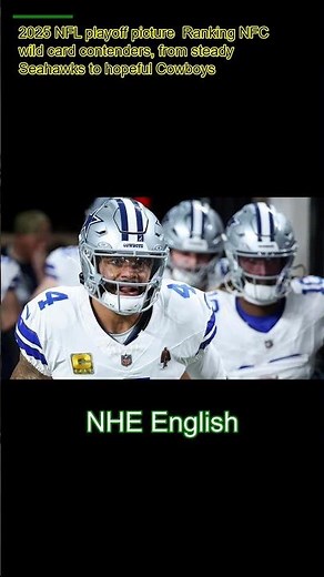 2025 NFL playoff picture: Ranking NFC wild card contenders, from steady Seahawks to hopeful Cowboys