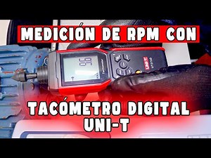 USANDO TACÓMETRO DIGITAL UNI-T UT372D