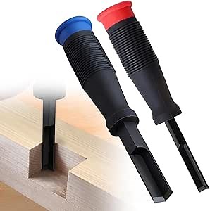 2 Pcs Corner Chisel, 90° Square Mortise Chisel 8mm+12mm Wood Carving Tool Wood Chisels Woodworking chisels Wood Carving Tools Corner chisel for framing