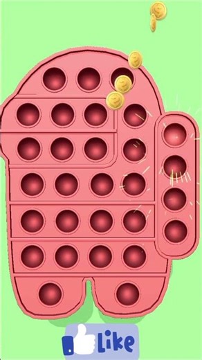 “Among Us Pop It Challenge 🔴💥 | So Satisfying!”#AmongUs #PopIt #FidgetToy