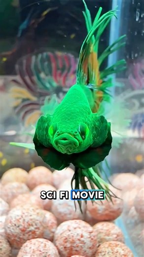 98K views · 2.7K reactions |  This betta looks like it was built in another galaxy — glowing green and red with eyes that shine like alien tech. #AlienBetta #SciFiFish #FuturisticVibes #BettaLovers #AquariumArt | GuppyKoi | Facebook