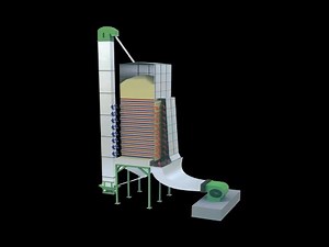 How Paddy Dryer work to dry wet paddy after Harvesting from Paddy Field
