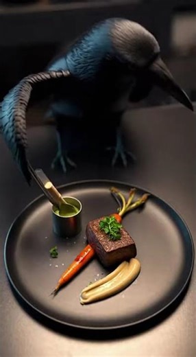A Crow Cooks a Five Michelin Star Meal