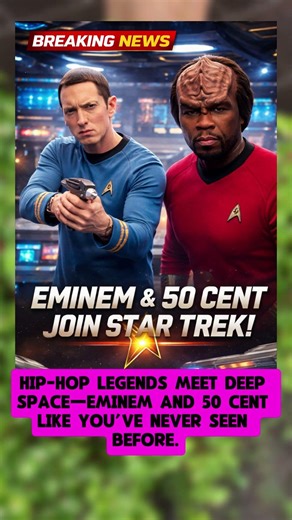 Eminem & 50 Cent in Star Trek! 🚀🔥 #eminem #50cent #shorts #shortvideo #short