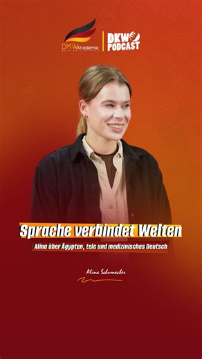 Du lernst Deutsch? Bereitest dich auf die TELC-Prüfung vor? Dann ist diese Folge genau für dich 👀🇩🇪 Deutschlehrerin Alina spricht über effektives Lernen, typische Prüfungsfehler, den Unterschied zwischen allgemeinen und medizinischen Sprachkursen – und ob B2 wirklich zum Arbeiten reicht. 🎥 Ganze Folge jetzt auf YouTube 👇 Link in den Kommentaren 🤩 Wir machen dich fit #DKWAkademie #DKW_podcast #telc #medizinisches_Deutsch #medizinische_Heilberufe #تعلم_ألماني | DKW / Akademie