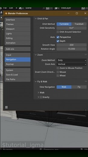 How to fix ZOOM in blender