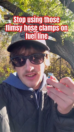 Stop using those flimsy hose clamps on fuel line! #chevy #ford #dodge #mechanic #mechanichacks