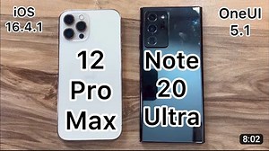 10K views · 307 reactions | iPhone 12 Pro Max vs Samsung Galaxy Note 20 Ultra / iOS 16.4.1 vs OneUI 5.1 | Mobile Professor 5G | Facebook