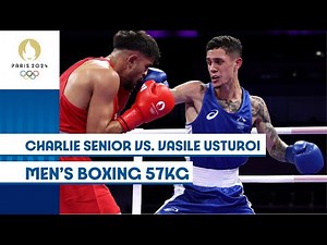 🇦🇺 Charlie Senior vs. Vasile Usturoi 🇧🇪 | Men's Boxing 57kg | #Paris2024 Highlights