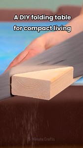 9.9M views · 150K reactions | A DIY folding table for compact living  | 5-Minute MAGIC | Facebook