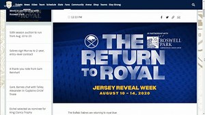 Sabres unveil new uniforms